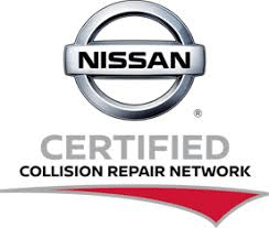 Nissan certified collision repair network logo