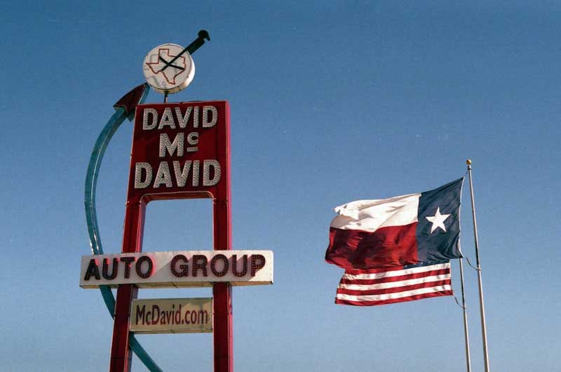 David McDavid Original Sign Irving TX