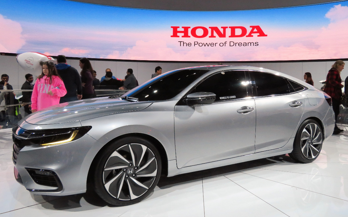 Honda at auto show
