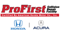 Honda Acura ProFirst Collision Repair Facility Logo