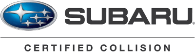Subaru approved body shop logo